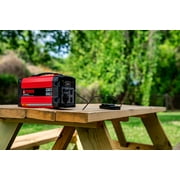 A-iPower Portable Power Station 300W with Lithium-Ion Battery, Solar Powered Outdoor Generator for Home Emergency, CPAP, Camping & Fishing