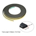 thumbnail image 2 of Uxcell 8mm Wide 2mm Thick 5m Long Window Furniture Weather Strip Foam Seal Tape 2 Count, 2 of 5