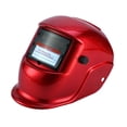 thumbnail image 4 of Soldadura de atenuación automática Soldadura de casco de la máscara de desgaste Resistente con la cabeza solar, la cara protectora de observación, 4 of 9