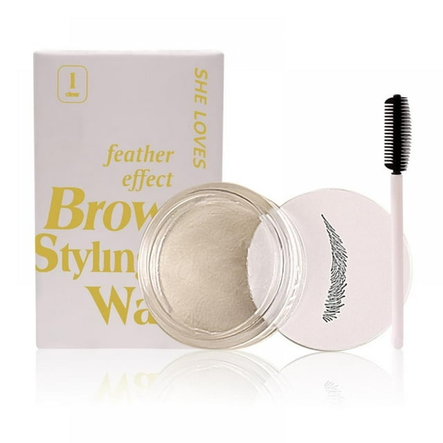 Eyebrow Enhancers Brow Styling Wax Waterproof Eyes Hair Makeup Clear Long Lasting With Brush 3D