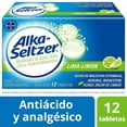 thumbnail image 1 of Antiácido Alka-Seltzer alivio del malestar estomacal y dolor de cabeza, sabor lima limon caja con 12 tabletas efervescentes, 1 of 4