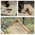 thumbnail image 6 of Welding Blanket for Smoker Fiberglass Fabric Fireproof Mat Outdoor Camping Camper Cloth, 6 of 6