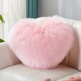 thumbnail image 5 of KAKOWELY Cojín de peluche para San Valentín, cojín con forma de corazón, cojín para sofá, 5 of 5
