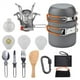 thumbnail image 1 of Camping Hiking Cookware Set Outdoor Portable Picnic Cookware Kit Alumina Pot Set Travel Cooking Accessory, 1 of 4