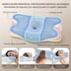 thumbnail image 2 of Almohada Memory Foam, Almohadas Ortopedica Cervical Pueden Aliviar el Dolor,2 Alturas Ajustables + Funda de Seda Refrescante - Soporte Ergonomico para Dormir de Lado, Espalda o Estómago, 2 of 7