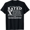 thumbnail image 2 of 100% Cotton Funny Rated Gen X Generation X 80s Kid Humor T-Shirt, 2 of 5