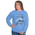 thumbnail image 3 of Indiana Cute State Flower Souvenir Women Crewneck Sweatshirt Brisco Brands S, 3 of 6