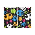 thumbnail image 3 of MKHERT Happy Halloween Window Curtain Kitchen Curtain 26x39 inch,Two Piece, 3 of 3