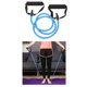 thumbnail image 1 of Tubo de banda resistente a la cuerda de yoga con 15 de resistencia unido con asas de espuma para entrenamiento físico en casa Azul Soledad Cuerda de yoga, 1 of 10