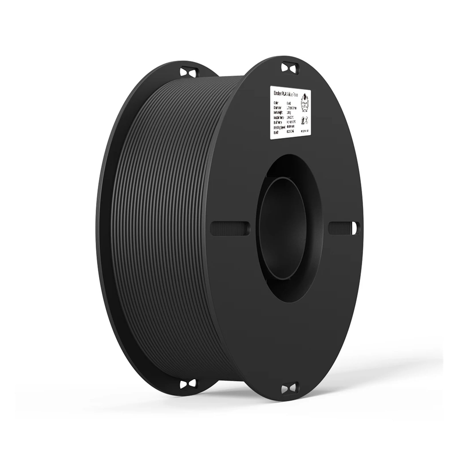 PLA Filament 1.75mm PLA 3D Printer Filament, 2kg Fit Most FDM Printer White And Black Value Pack 2 Spools Pack ,Smooth and Stable