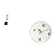 thumbnail image 5 of Estatua de arte abstracto, escultura moderna de resina, reloj de pared decorativo redondo, silencioso, sin , manecillas de madera, adecuado para, 5 of 8