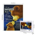 thumbnail image 4 of Bears puzzle to my daughter never forget that i love you i hope you believe in yourself this old bear will always have love your mom,Jigsaw Puzzle 500 puzzle pieces,puzzle enthusiasts, 4 of 6