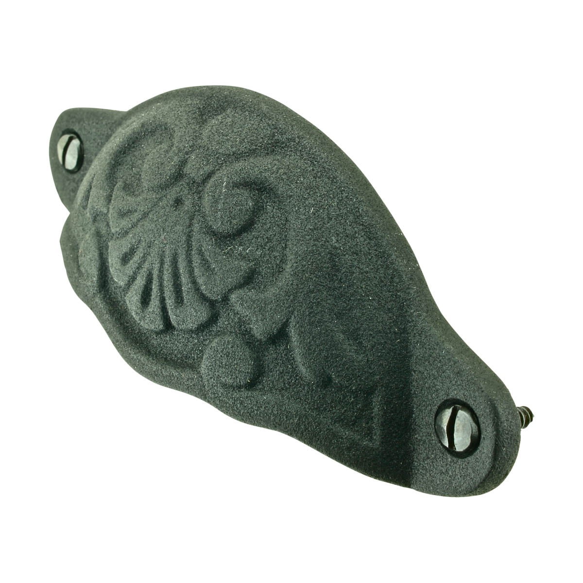 4-Pack Black Antique Cast Iron Drawer Pulls – Large & Small Sizes For Kitchen Cabinets, Cupboards, Closets, And Furniture Doors
