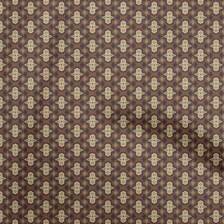 oneOone Viscose Chiffon Tawny Brown Fabric… product image