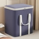 thumbnail image 4 of Dark Blue Double Shoulder Storage Bag Thickened Large Capacity Quilt Storage Bag Household Clothing Storage Box, 4 of 6