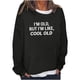 thumbnail image 2 of Pntutb mujeres de gran tamaño texto divertido letra impresa cuello redondo manga larga suelta solo sudadera tops pulóver blusa Pntutb Pntutb-1177, 2 of 5