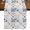 Blue, variant on Spring Floral Checkered Burlap Cotton Table Runner 14x72 Inches Long, Farmhouse Botanical Plaid Farmhouse Table Runners, Outdoor Dining Tablecloths Decor for Baby Shower/Party/Wedding