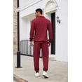 thumbnail image 3 of COOFANDY Men's Jogging Suits 2 Piece Set Quarter Zip Up Pullover Sweatshirt and Sweatpants Set with Pockets, 3 of 6