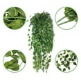 thumbnail image 3 of 2 Bunch Fake Vines Fake Ivy Leaves Artificial Ivy, Ivy Garland Greenery Vines for Bedroom Decor, Room Wall Decor, 3 of 8