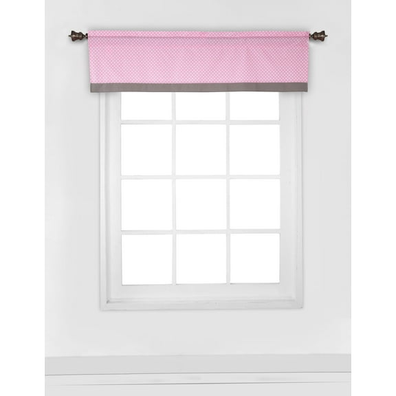 Elephants Pink/Grey Window Treatments Curtain Panel/Valance