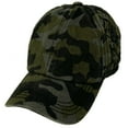 thumbnail image 3 of C.C Ponytail Criss Cross Messy Buns Ponycaps Baseball Cap Dad Trucker Mesh Hat (Basket Weave Camo Black), 3 of 3
