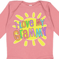 thumbnail image 4 of Inktastic I Love my Grammy- sun and rainbow letters Boys or Girls Long Sleeve Baby Bodysuit, 4 of 5