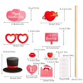 thumbnail image 2 of 25 Pièces de Décorations de Jour de Saint-Valentin Accessoires de Stand Photo de Jour de Saint-Valentin, 2 of 5