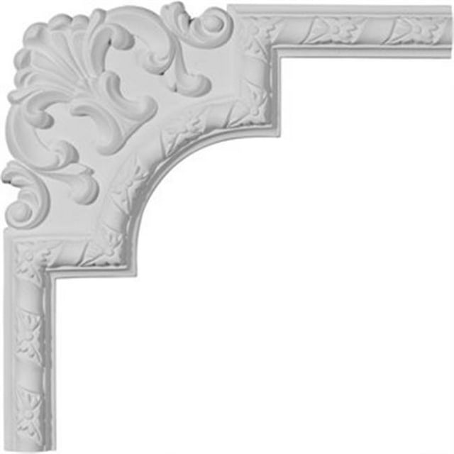 Ekena Millwork PML13X13KD-2 13.5 In. W X 13.5 In. H Coin de Moulage de Panneau de Kendall Architectural Ii