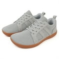 thumbnail image 3 of LASUDRAA Men's Shoes Comfortable Walking Barefoot Minimalist Zero Drop Wide Width Fashion Sneaker, 3 of 8