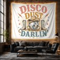 thumbnail image 6 of Disco Ball with Cowboy Hat and Boots on Warm Ivory Background, Nostalgic Retro for Country Music Fans, Vibrant Wall Art Decor, Birthday Gift Tapestry Wall Hanging for Bedroom and Living Room, 6 of 7