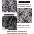 thumbnail image 5 of Lace Tablecloth 60×120 Inch for Rustic Boho Wedding Bridal Shower Party Decoration, Classy Rectangle Long Vintage Embroidered Reception Table Cloth Decor, 5 of 7