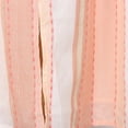 thumbnail image 6 of NOVICA Artisan Handmade Embroidered Cotton Sundress Crafted Striped Clothing White Pink Empire Waist Sundresses India ' Horizon in Peach', 6 of 8