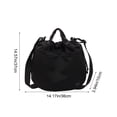 thumbnail image 3 of Bolsa Tote de Nylon de Gran Capacidad con Cierre de Cordón, Bolso Casual de Hombro y Cruzado para Viaje para Hombres y Mujeres, 37x36x10cm, Disponible en Múltiples Colores, 3 of 6
