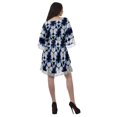thumbnail image 4 of Moomaya Robe d'Été pour Femmes, Grande Taille, Kimono Aguichant Imprimé, Mini-Robe, 4 of 6