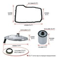 thumbnail image 3 of Transmission Filter Kit 4799662 for Dodge Ram 1500 2500 45RFE 545RFE 65RFE 66RFE, 3 of 12