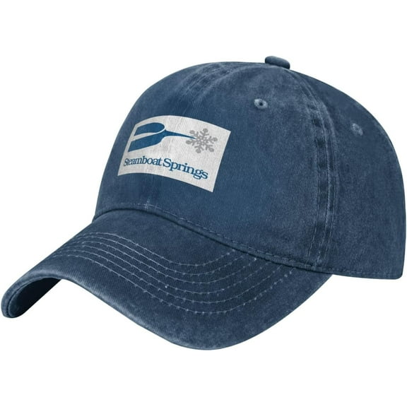 Flag of Steamboat Springs, Colorado Baseball Cap for Men Women Adjustable Vintage 100% Washed Cotton Dad Hat