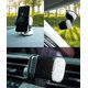 thumbnail image 4 of Soporte para teléfono de coche Bling, soporte para teléfono de coche con cristales brillantes, con una base de ventilación, soporte universal para teléfono celular para salpicadero, parabrisas y ventilación (blanco) JM, 4 of 5
