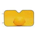 thumbnail image 6 of Lsque Yellow Lemon Car Windshield Sun Shade | Accordion Folding Style Auto Shade for Car Truck SUV Van | Blocks UV Rays Sun Visor Protector | Medium, 6 of 7