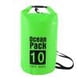 thumbnail image 3 of Organizador Bolsa seca impermeable JShteea Libre de BPA Saco Natación Kayak River Trekking 10L Verde, 3 of 8