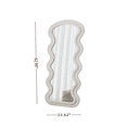 thumbnail image 6 of Resenkos Flannel Wave Full Length Floor Mirror, Versatile Wall Hanging/Leaning Mirror for Bedroom/Living Room, White, 6 of 6