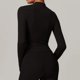 thumbnail image 5 of Camisas de Yoga de manga larga con cremallera, Top deportivo para Fitness, Top de Yoga, Top de entrenamiento para gimnasio, ropa deportiva para mujer, ropa de manga larga para correr con realce, 5 of 6