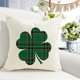 thumbnail image 5 of Fundas de almohada decorativas para el día de San Patricio, 18 x 18, juego de 4 cuadros de tartán escocés, sombrero del día de San Patricio, cojín cuadrado decorativo clásico d, 5 of 5