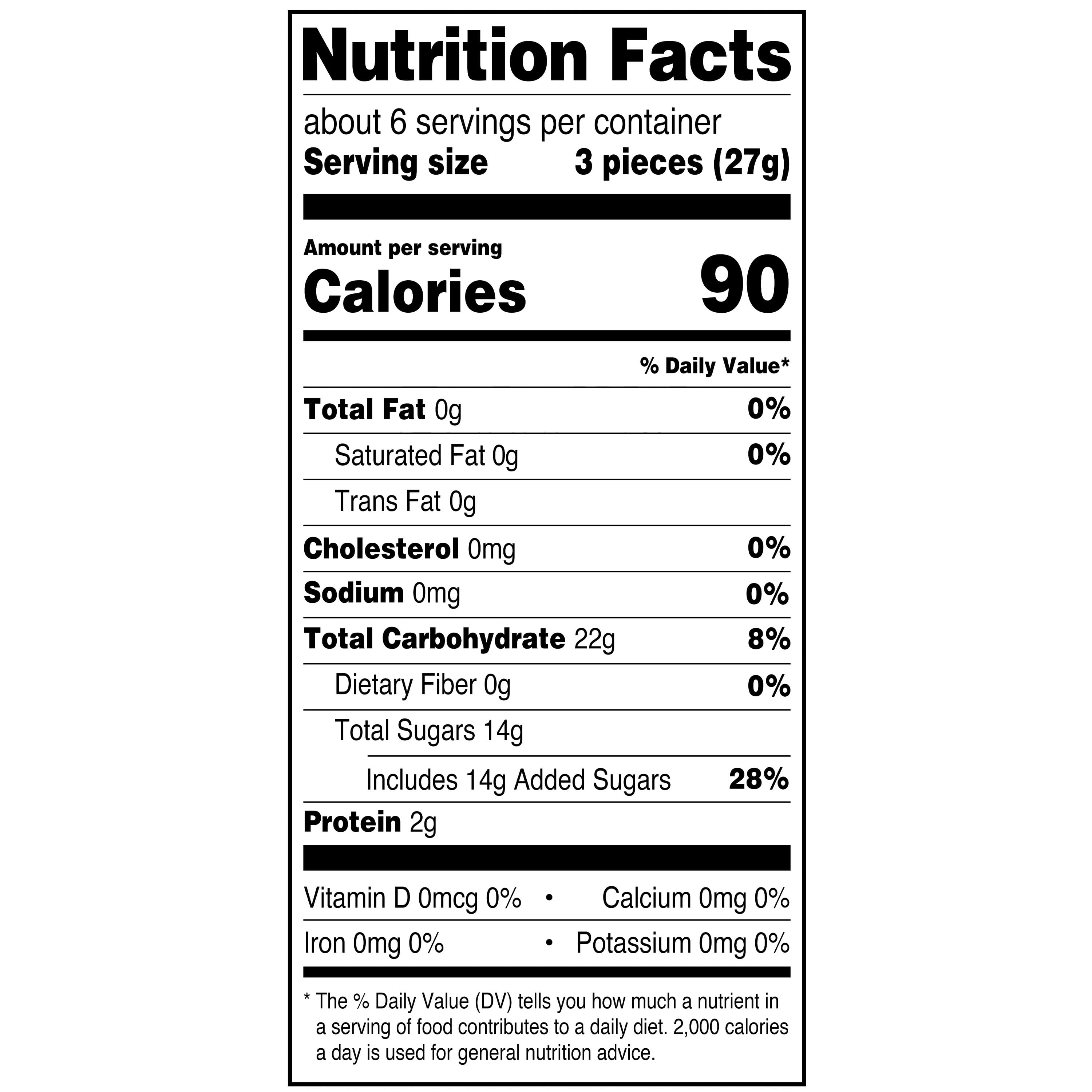 Great Value Gummy Sharks Candy, 6 oz