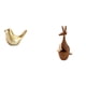 thumbnail image 1 of Figura de pájaro, figura de pájaro dorada, estatua de animal, escultura de madera de zoológico, resina, material de madera, líneas suaves, adecuada pa, 1 of 8