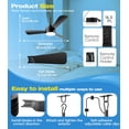 thumbnail image 2 of Ventilador de techo aetherlume de 71 cm enchufable, LED regulable, control remoto, 2 of 8