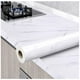 thumbnail image 5 of Papel de contacto de mármol,Papel de contacto de mármol Papel de contacto autoadhesivo blanco para restauración de muebles de encimera Papel tapiz grueso Diseño fácil de usar, 5 of 8