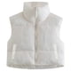 thumbnail image 5 of Chaleco de algodón para mujer, chaleco de invierno con cuello alto, chaleco de algodón grueso, chaleco sin mangas para mujer, 5 of 5