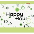 thumbnail image 2 of Happy Hour, Moderne Frais à la Mode Fleurs Lignes Rétro Blanc Rouleau de Papier Peint, 2 of 2