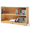 thumbnail image 3 of Whitney Brothers Portable 2 Compartment Shelving Unit with Casters, 3 of 3