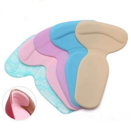 1Pair Comfort Heel Pads Grips Liners Back High Heel Foot Care Cushion Shoe Insert Dance Insole Pads for